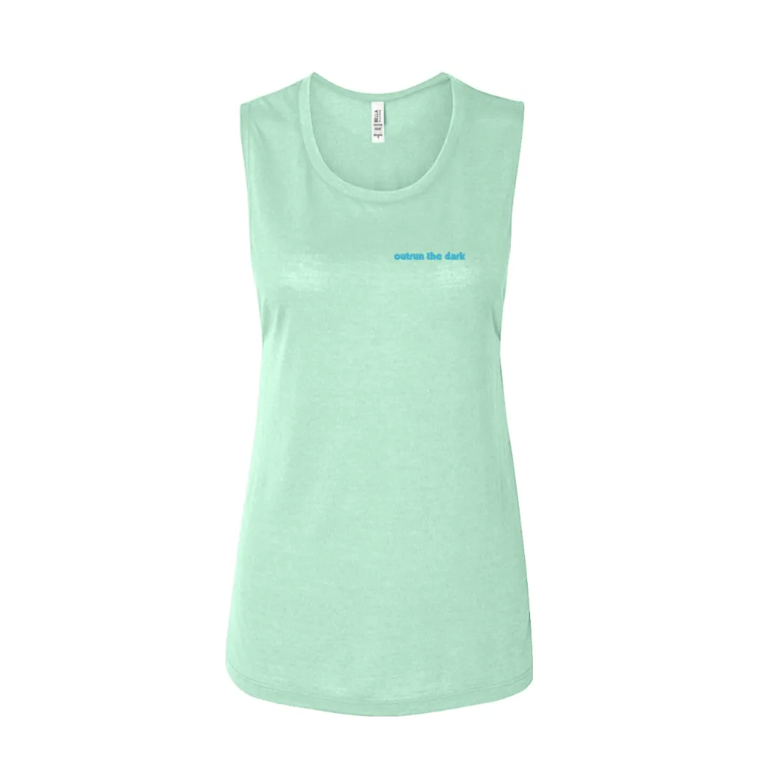 Run It Off Graphic Women's Muscle Tank