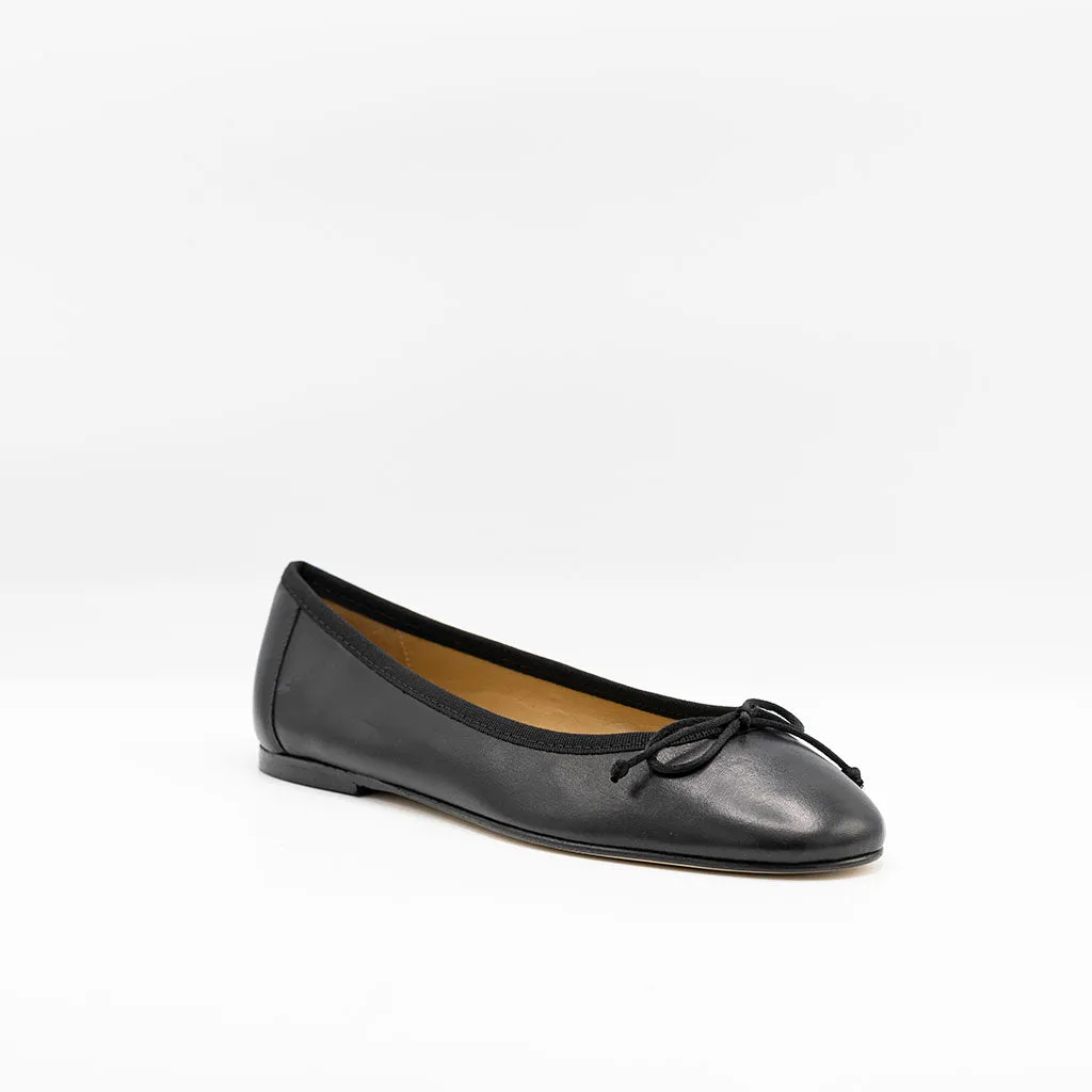 Scala ballet flats in black leather