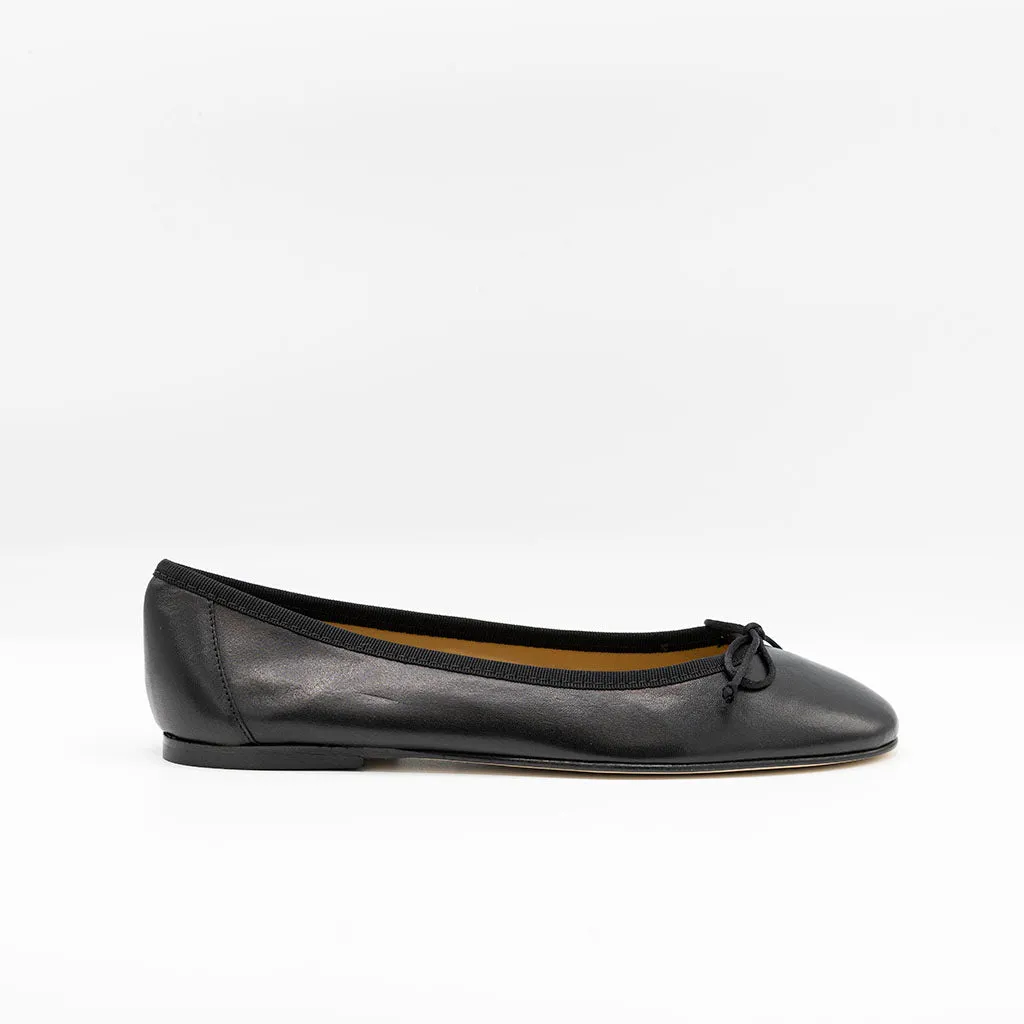 Scala ballet flats in black leather