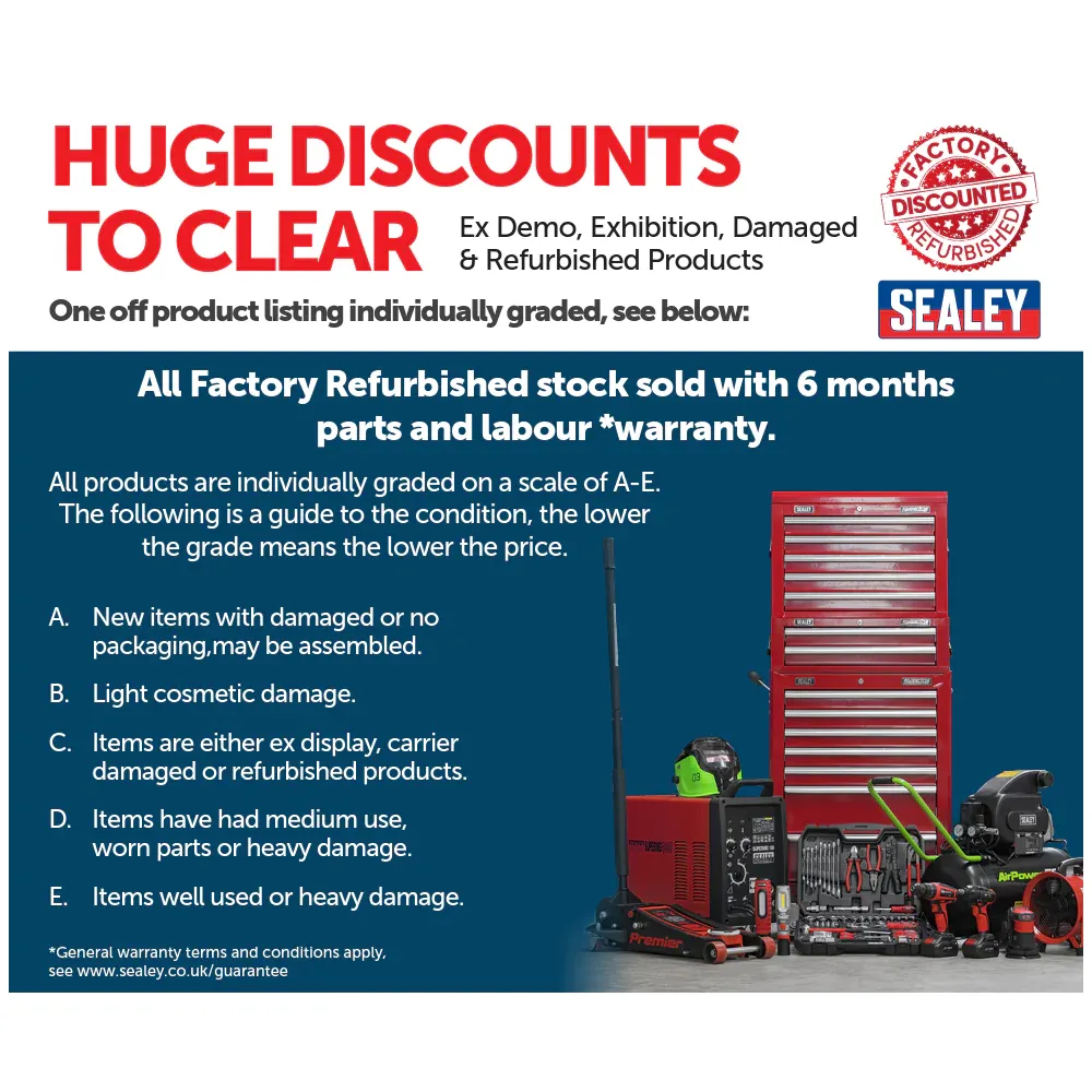 Sealey 8 Drawer Rollcab with Ball Bearing Slides & 707pc Tool Kit - Red/Black - B