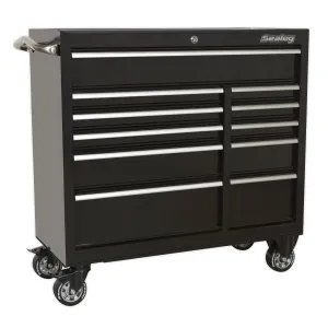 Sealey Premier Rollcab 11 Drawer 1055mm Extra-Wide Heavy-Duty Black