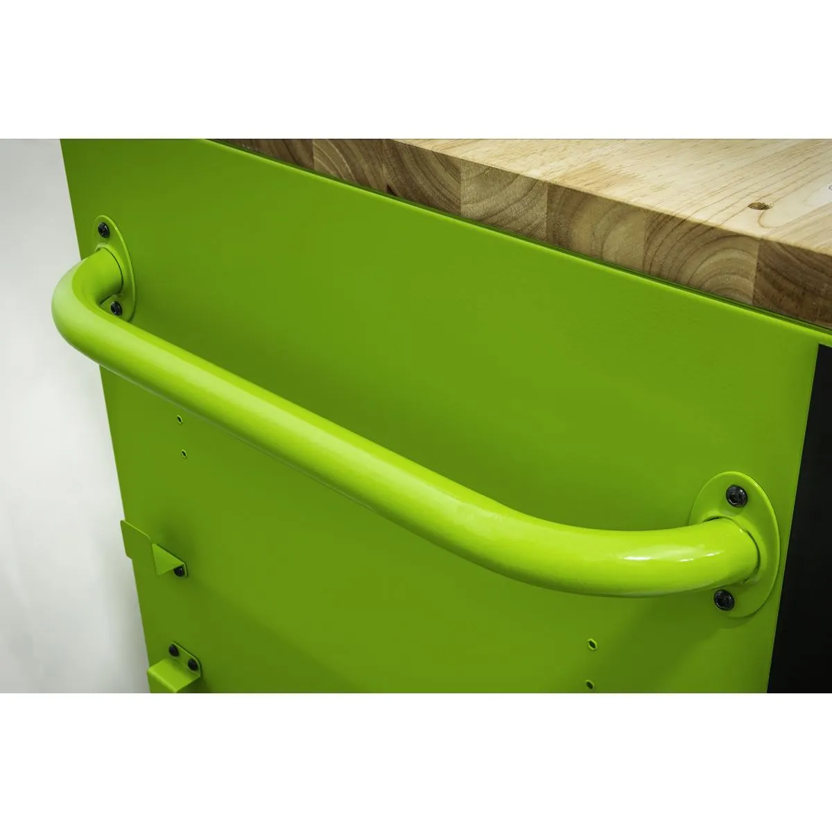 Sealey Superline Pro 15 Drawer 1549mm Mobile Trolley with Wooden Worktop and Hutch and 2 Drawer Riser