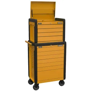 Sealey Superline Pro Topchest & Rollcab Combination 11 Drawer Push-To-Open Orange