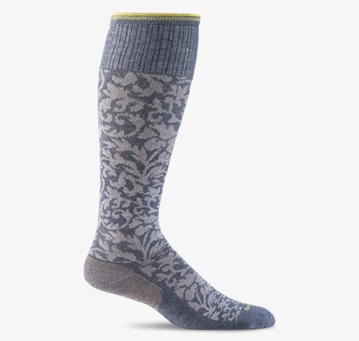 Sockwell Damask Socks - Denim