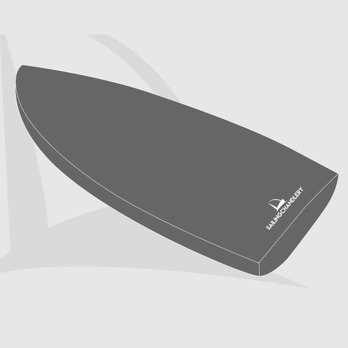Solo Boat Cover - PVC Grey - Mast Down