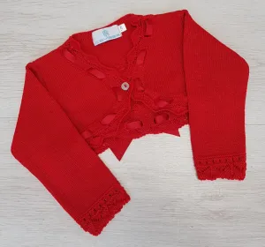 Spanish Red ribbon bolero
