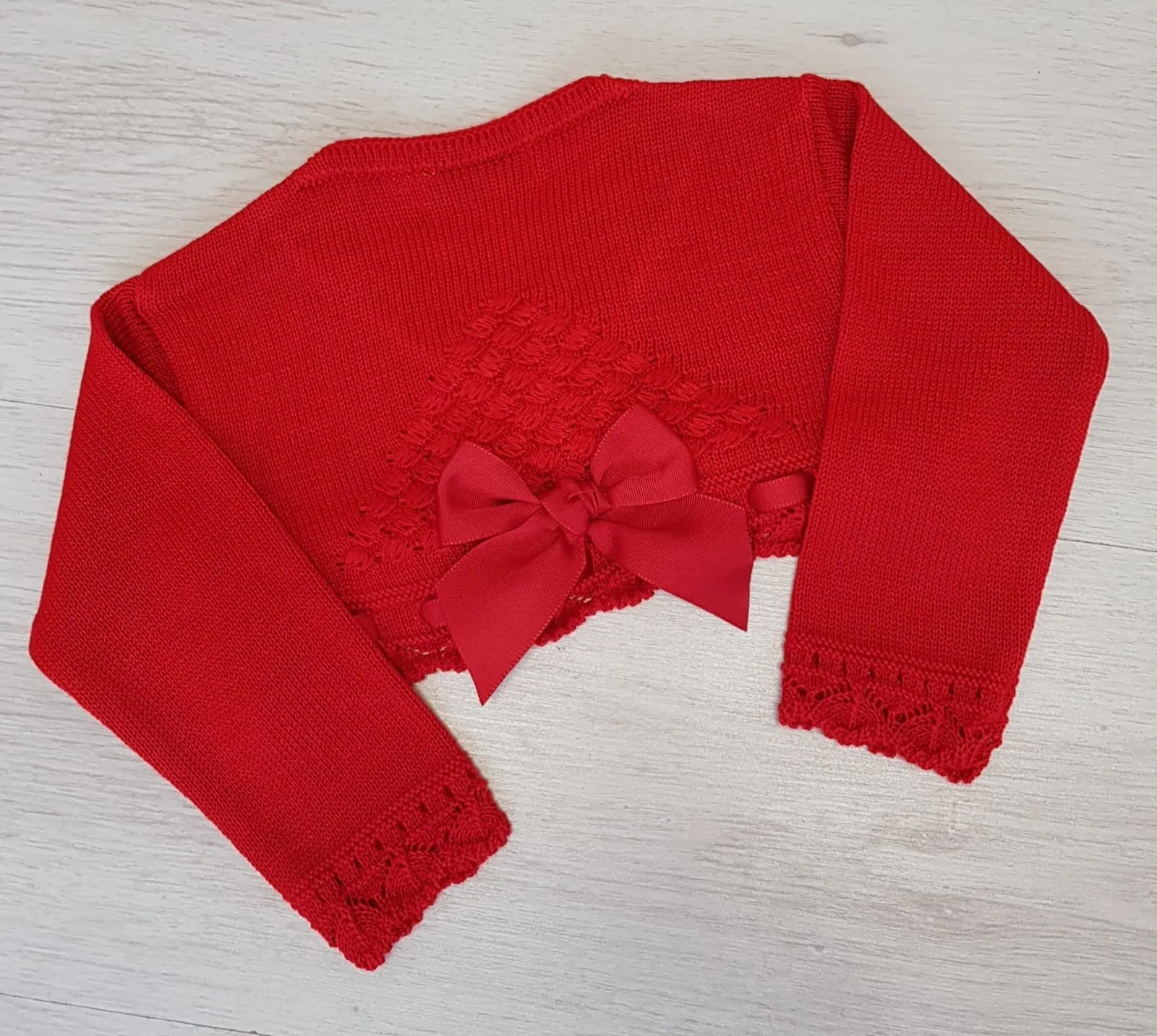 Spanish Red ribbon bolero
