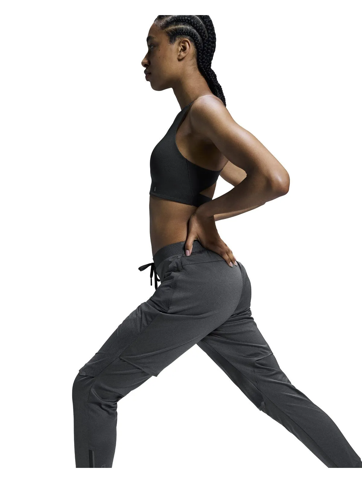 Spodnie treningowe damskie ON RUNNING Weather Pants Lumos czarny