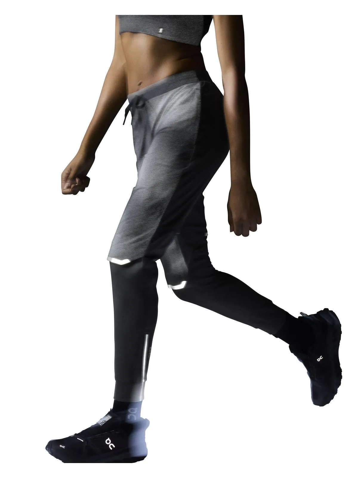 Spodnie treningowe damskie ON RUNNING Weather Pants Lumos czarny