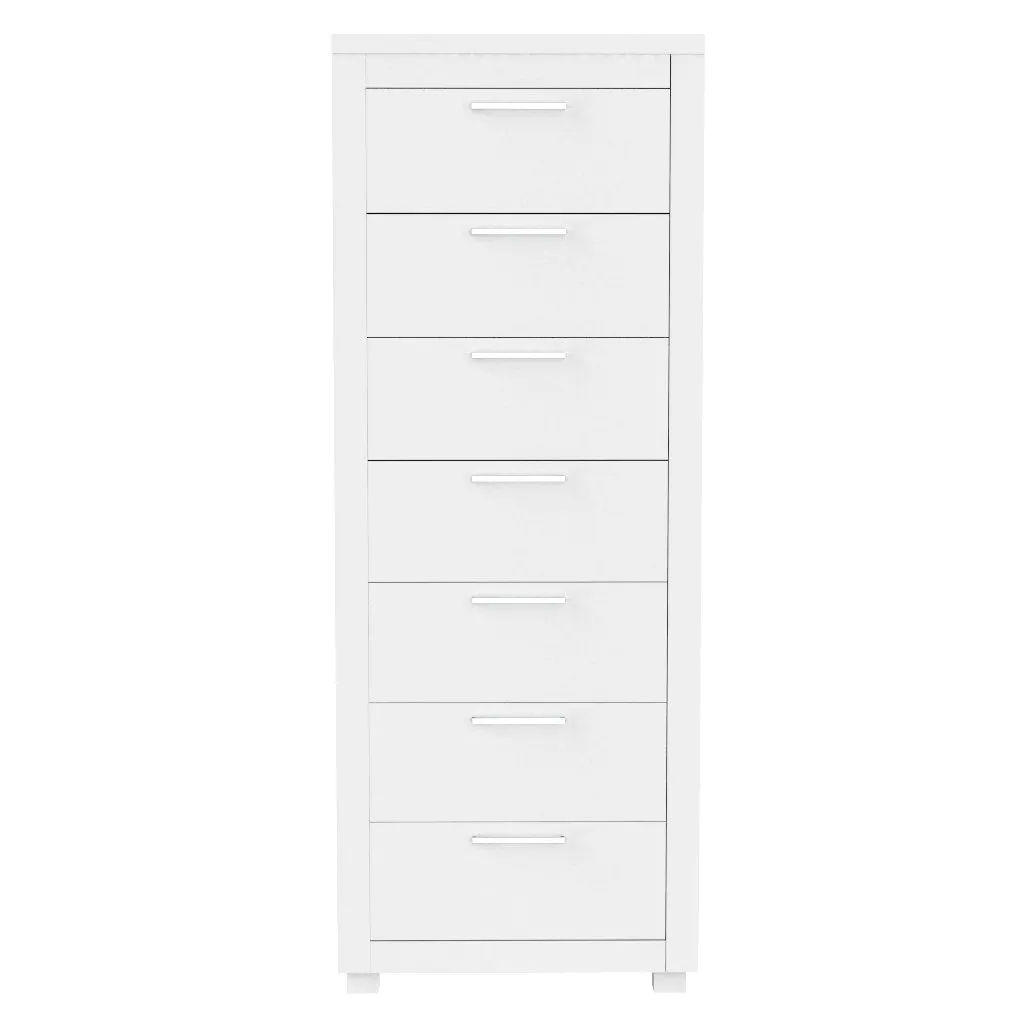 Standing Bureau - 7 drawer - Aria - White