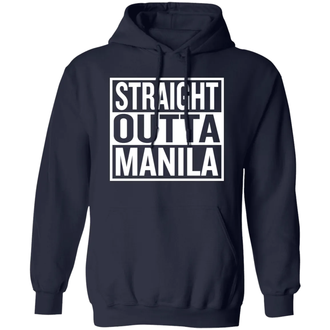 Straight Outta Manila Unisex Pullover Hoodie