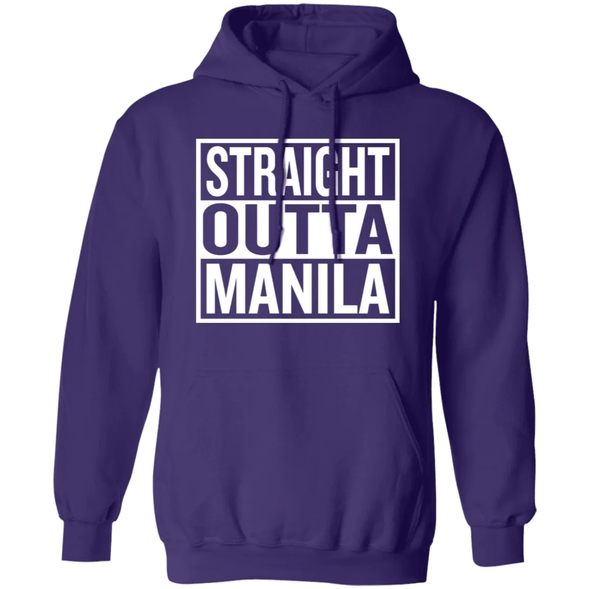 Straight Outta Manila Unisex Pullover Hoodie
