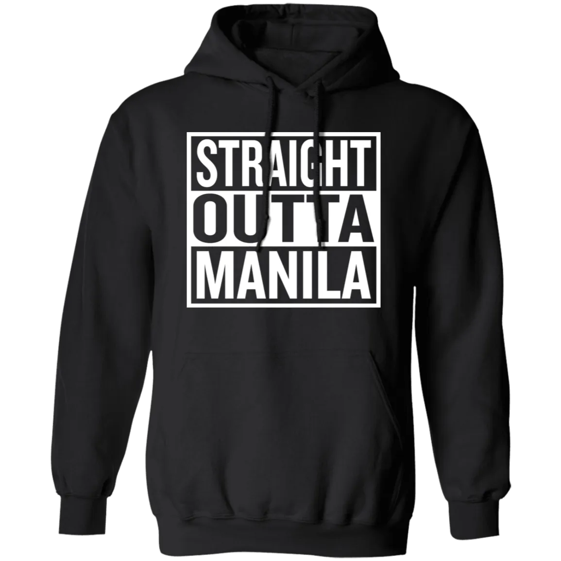 Straight Outta Manila Unisex Pullover Hoodie