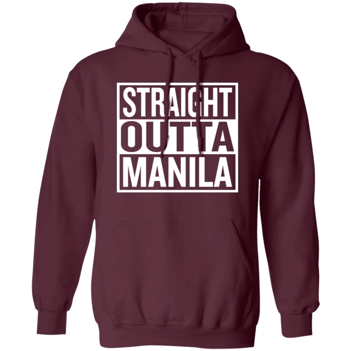 Straight Outta Manila Unisex Pullover Hoodie