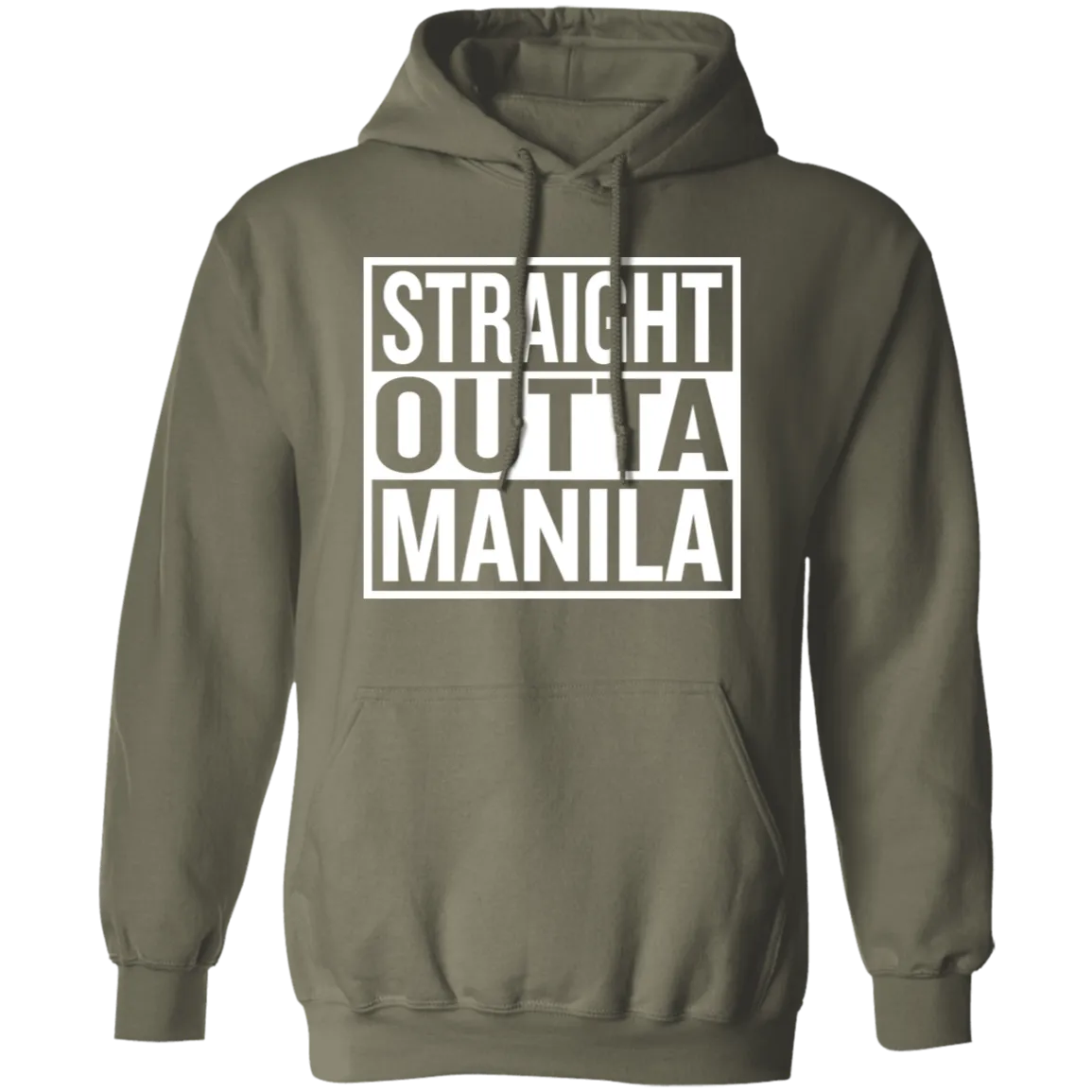 Straight Outta Manila Unisex Pullover Hoodie