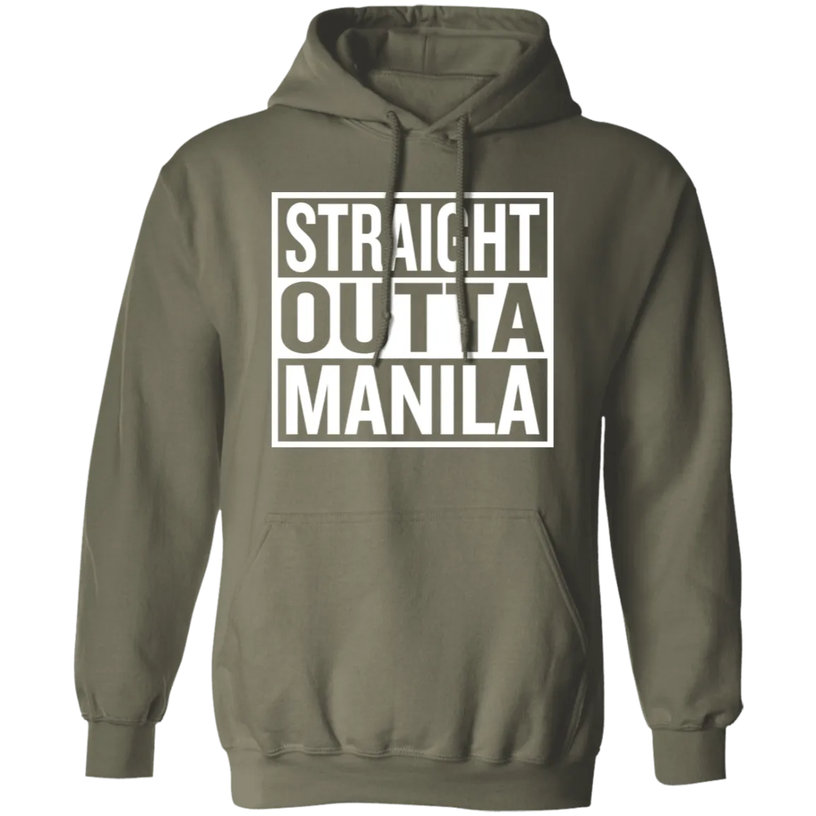 Straight Outta Manila Unisex Pullover Hoodie