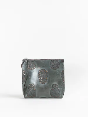 strappy pouch - skull