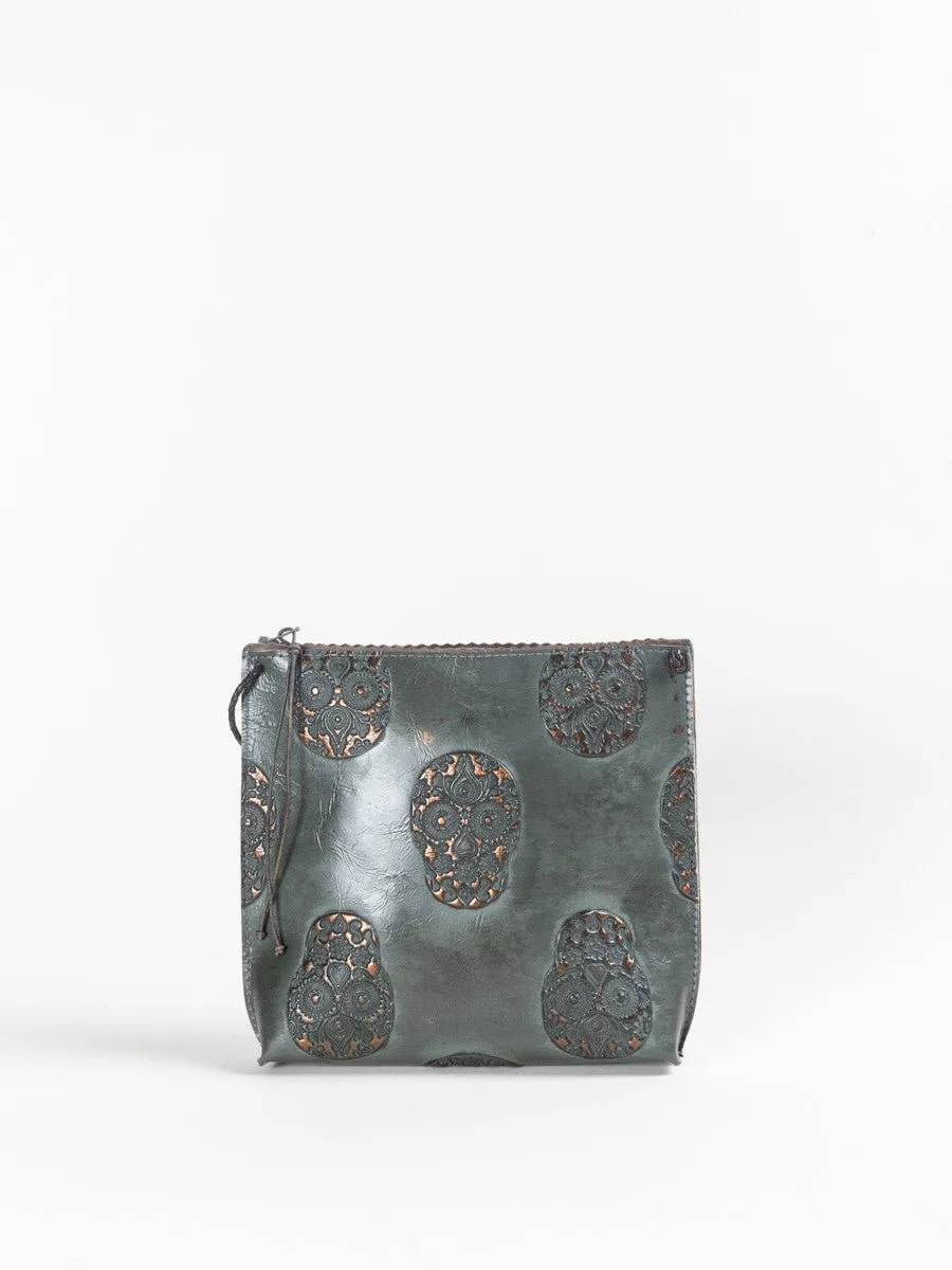 strappy pouch - skull