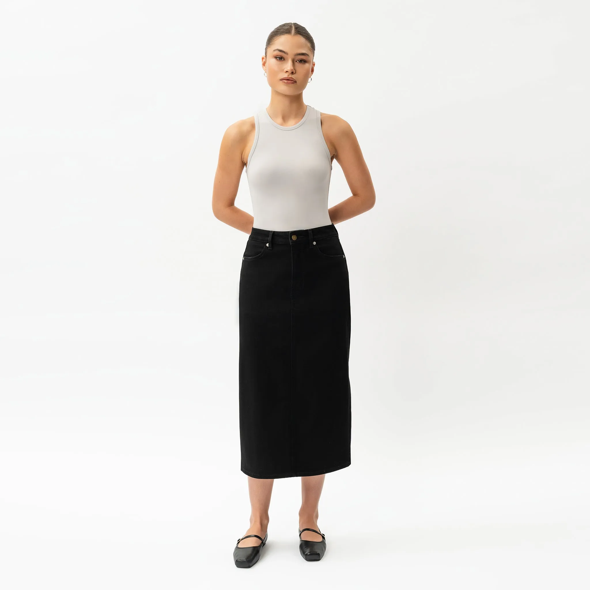 Stretchy ComfortDenim™ Skirt