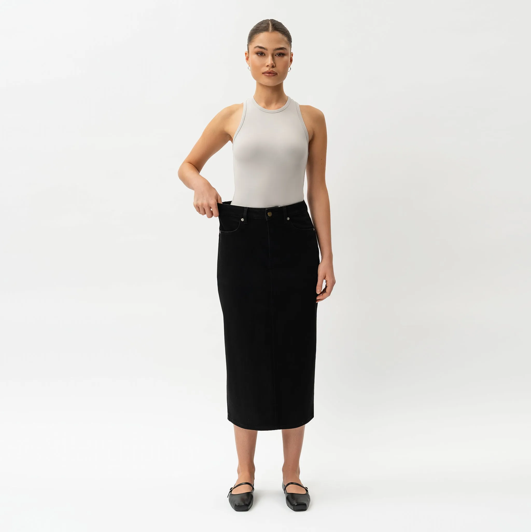 Stretchy ComfortDenim™ Skirt
