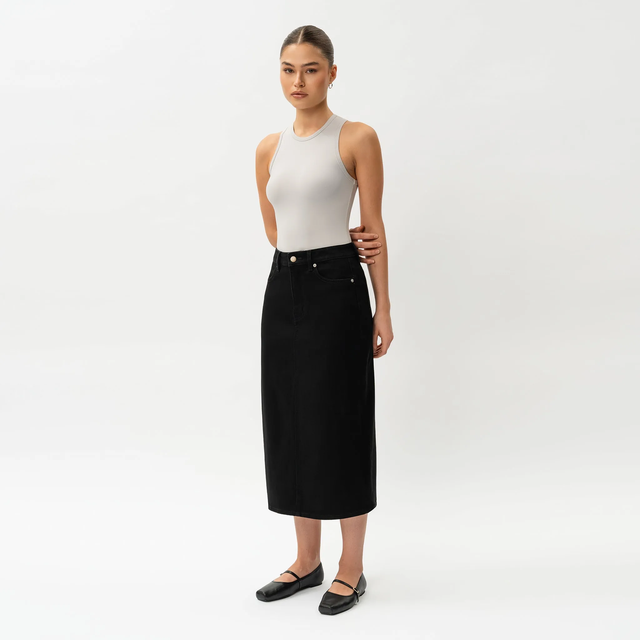 Stretchy ComfortDenim™ Skirt