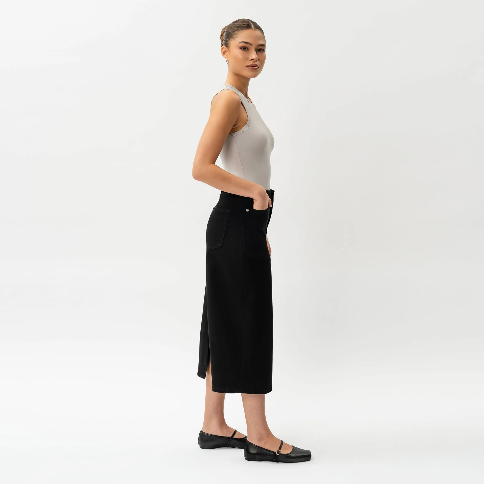 Stretchy ComfortDenim™ Skirt