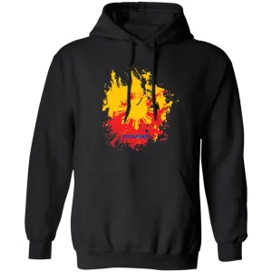 Sun and Stars Splashed Unisex Pullover Hoodie