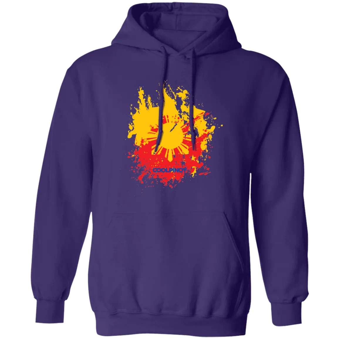 Sun and Stars Splashed Unisex Pullover Hoodie