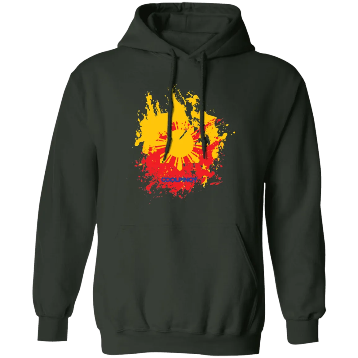 Sun and Stars Splashed Unisex Pullover Hoodie