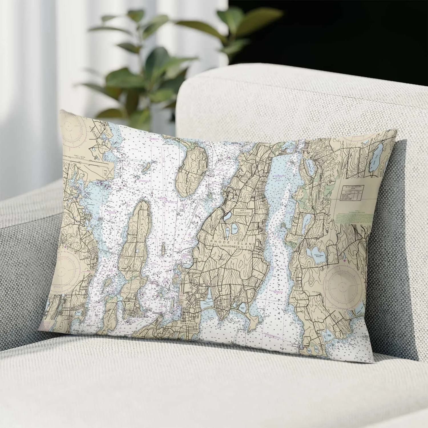 The Aquidneck Island Rectangle Pillow Cover