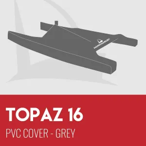 Topaz 16 Boat Cover - PVC - Grey