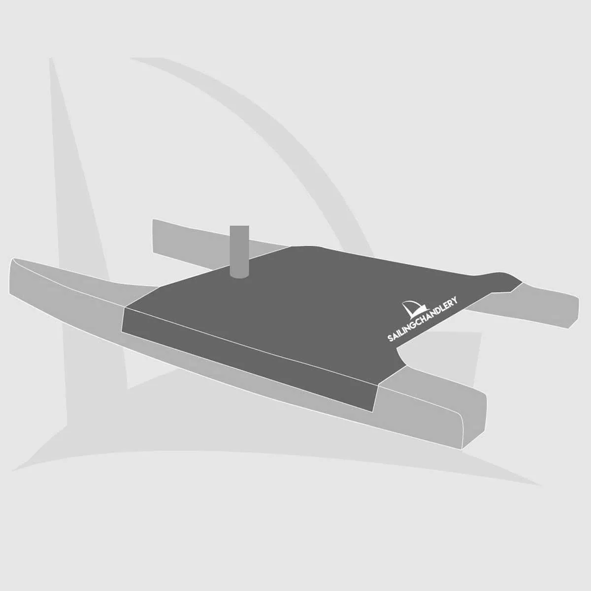 Tornado Trampoline Cover - PVC Grey