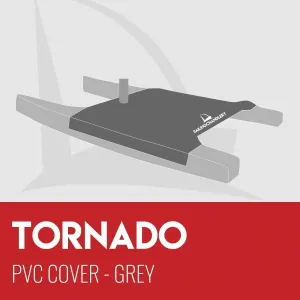 Tornado Trampoline Cover - PVC Grey