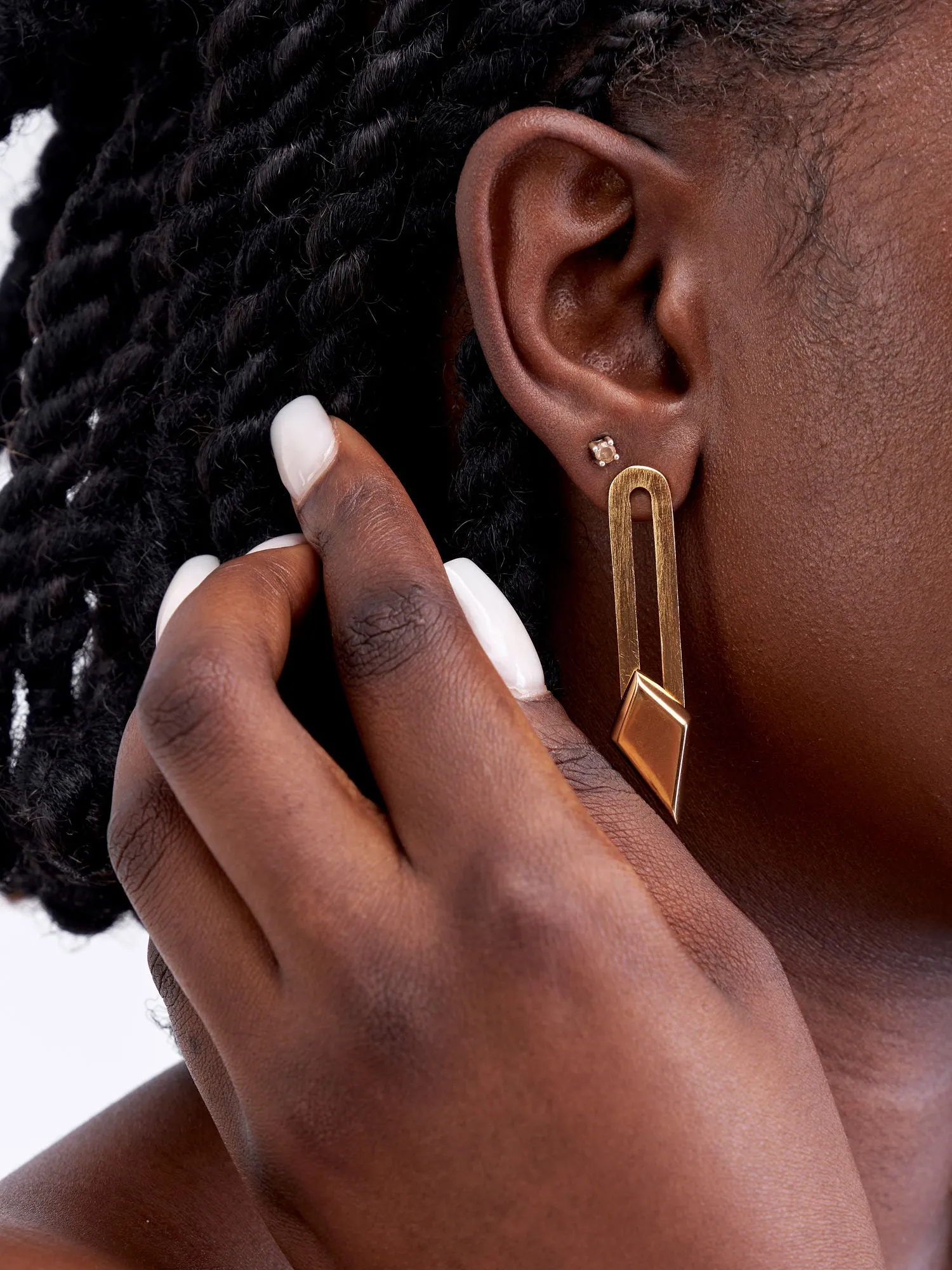 Tuliza Maxi Sliding Spinner Mental Health Drop Earrings