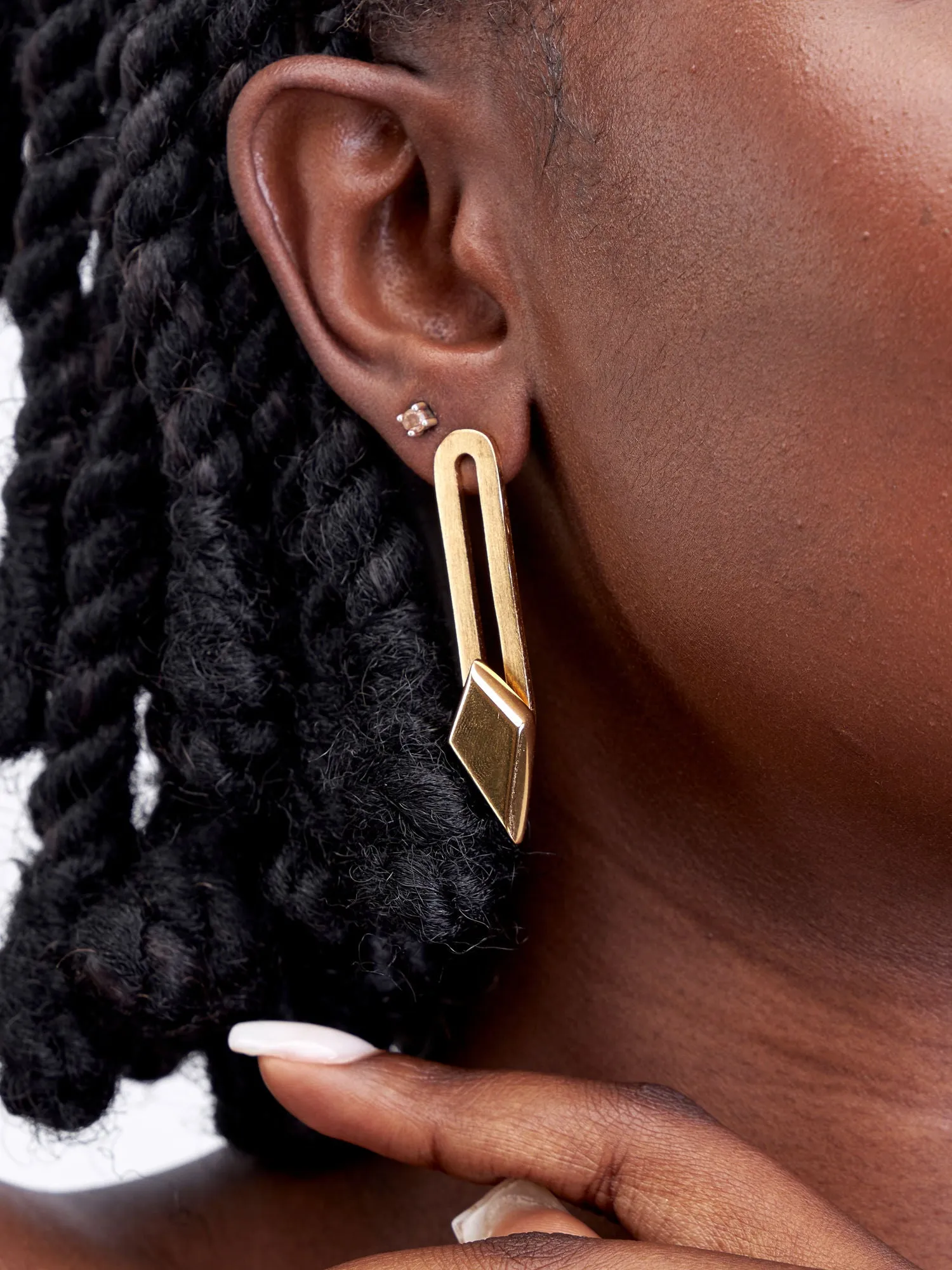 Tuliza Maxi Sliding Spinner Mental Health Drop Earrings