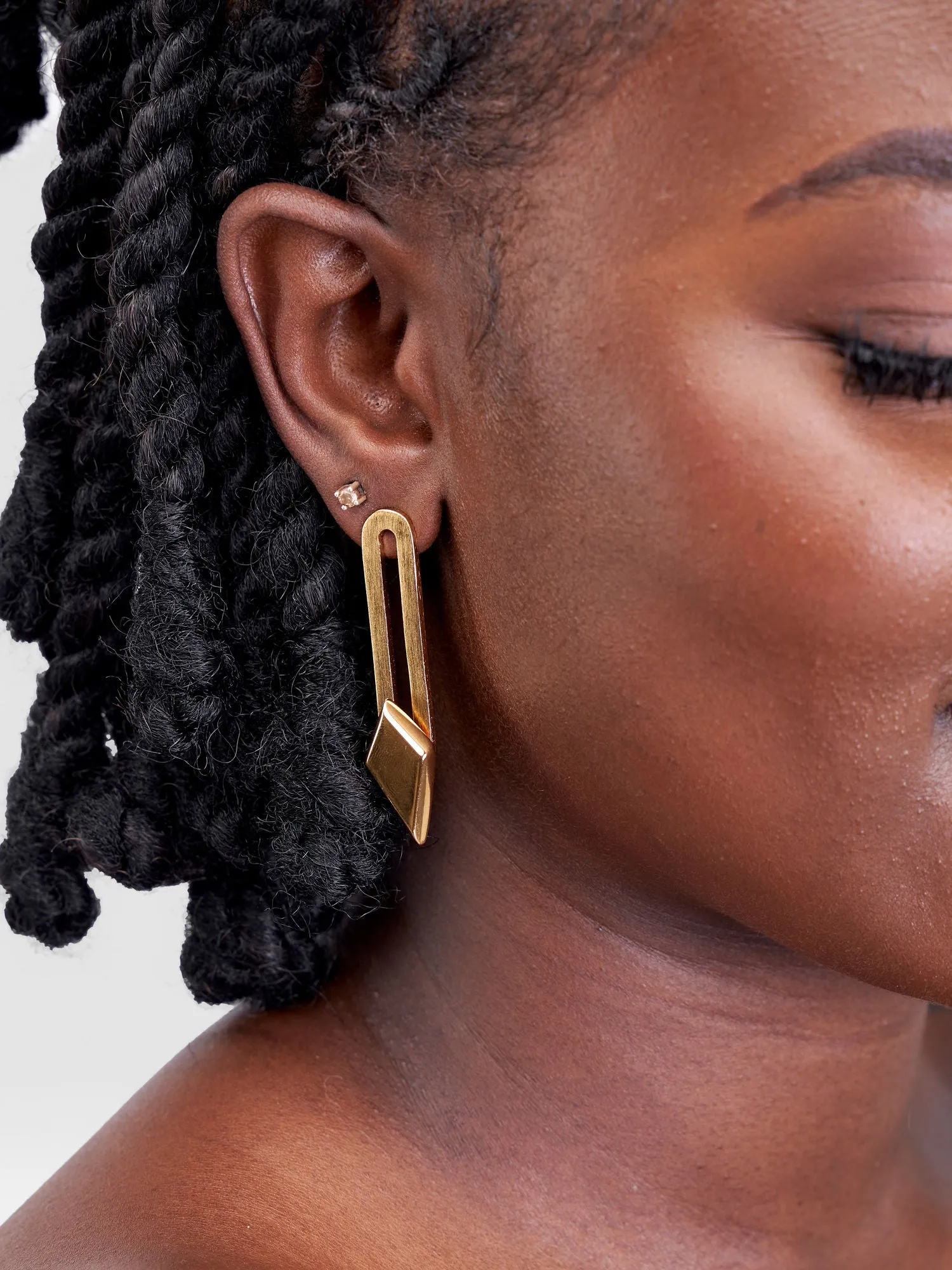 Tuliza Maxi Sliding Spinner Mental Health Drop Earrings
