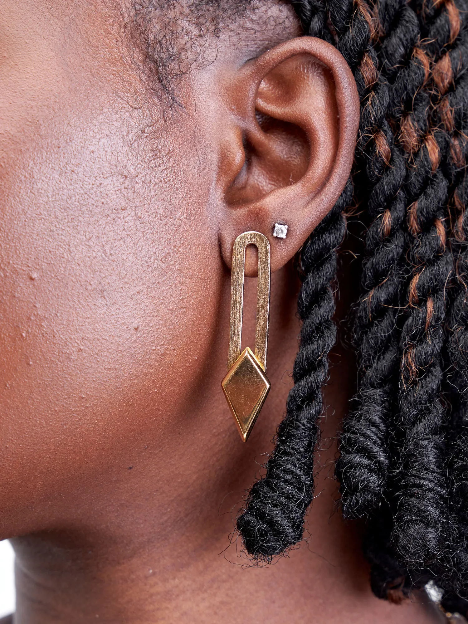 Tuliza Maxi Sliding Spinner Mental Health Drop Earrings