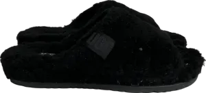 UGG Black Fluff Slides UK 5.5 EU 38.5 👠