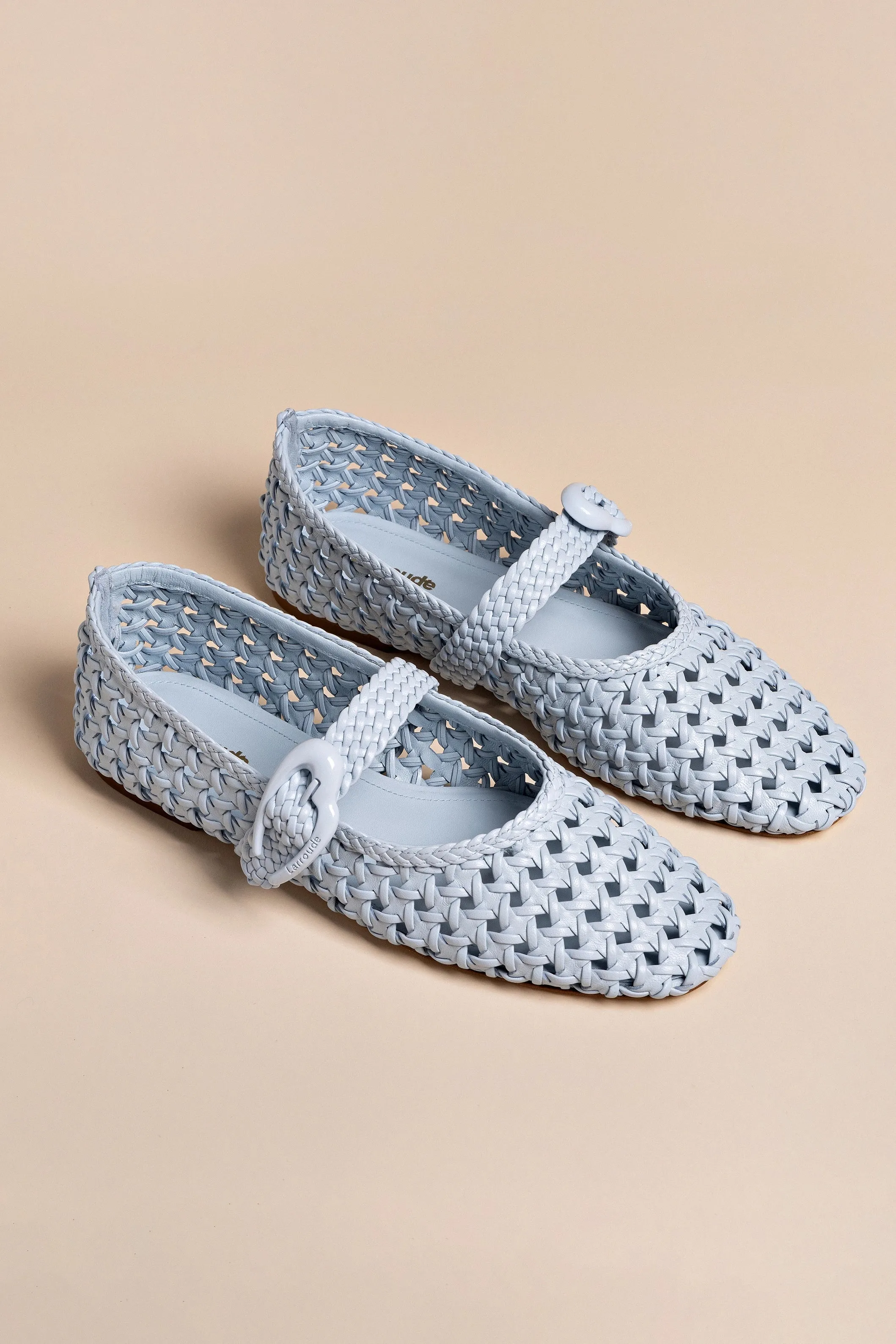 Verona Macrame Ballet Flat In Maya Leather