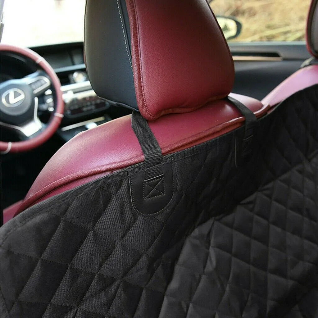 Waterproof Dog Car Seat Cover | Quilted Hammock Back Seat Protector