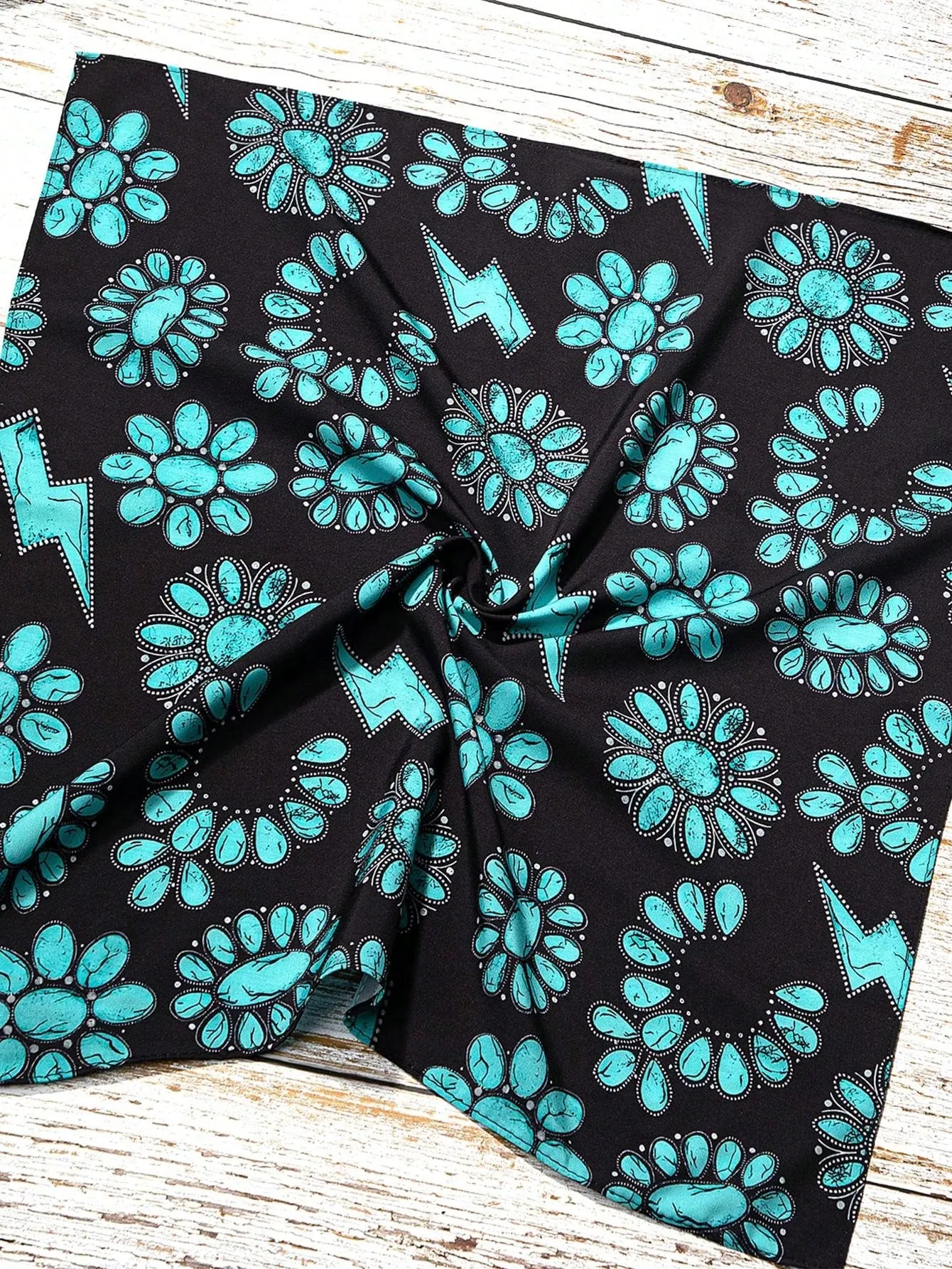 Western Turquoise Wild Rag