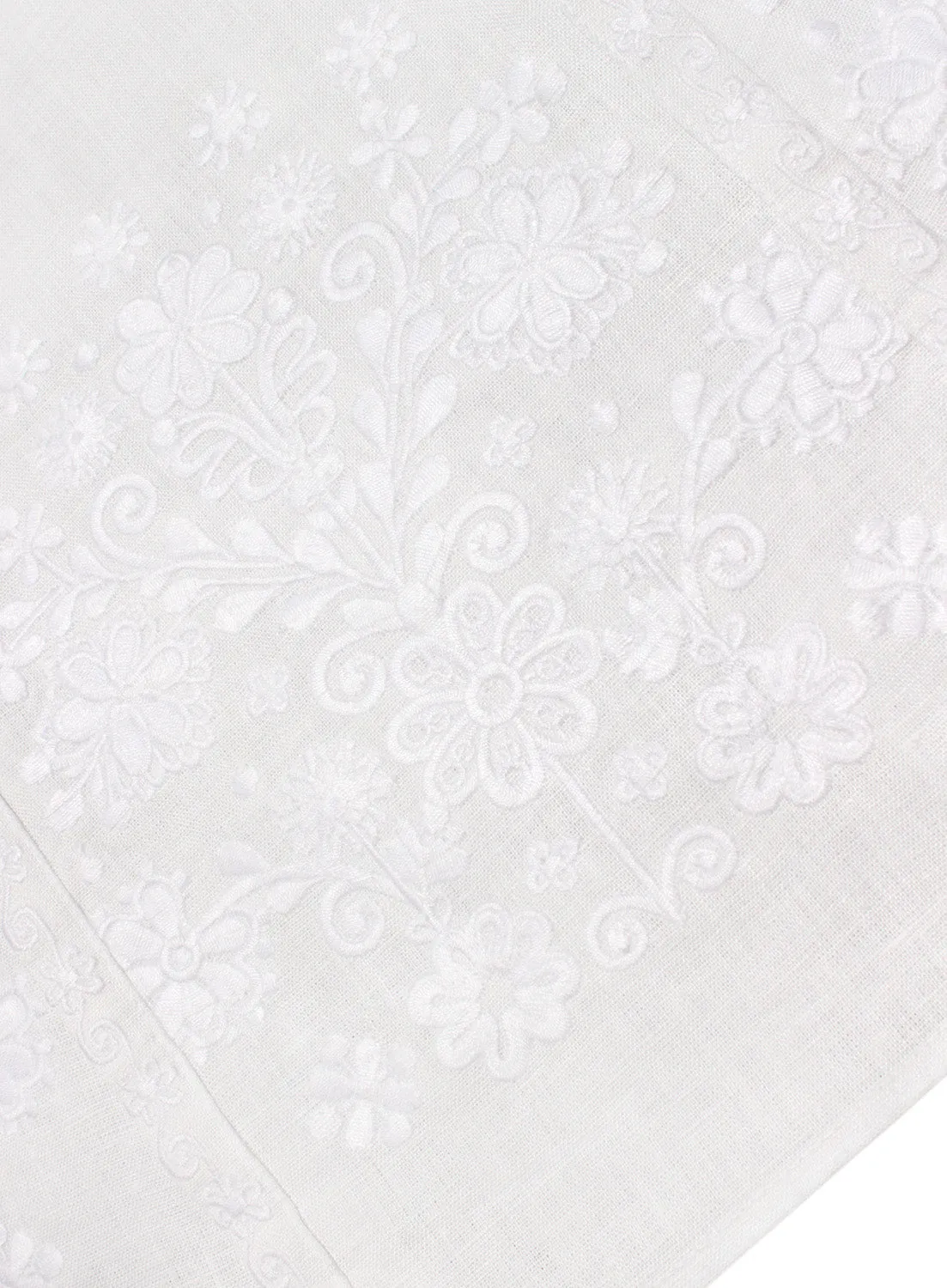 White Kaftan with embroidery